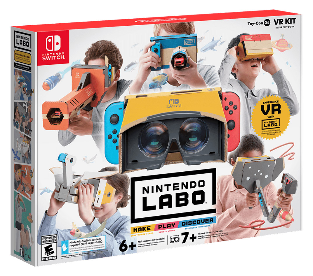 La Switch aura son casque VR grâce au Nintendo Labo VR Kit